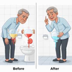 Incomplete Bladder Emptying due to Prostate