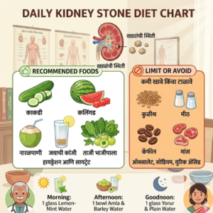 Daily Diet Plan for Kidney Stone Patients (Ayurvedic Guide)