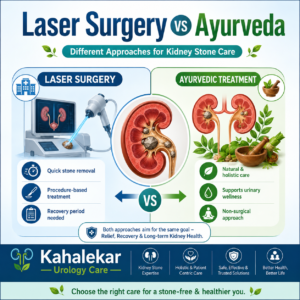 Laser Surgery vs Ayurvedic Treatment for Kidney Stones